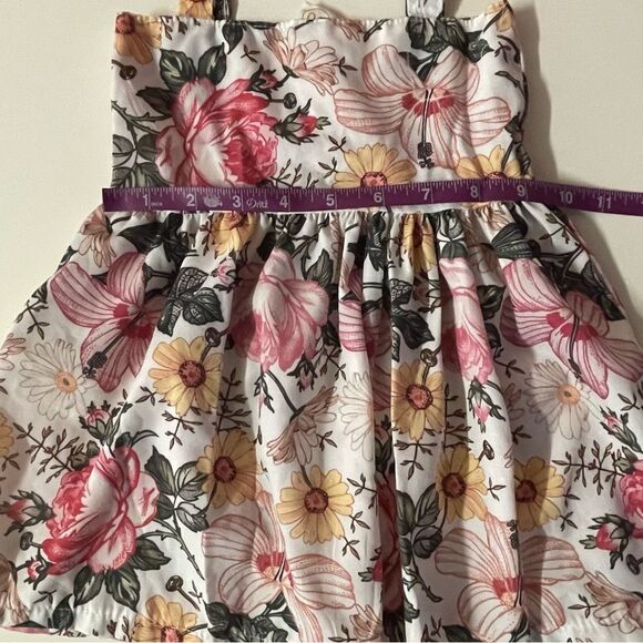 Baby Girls’ White Floral Button Down Sun Dress EUC 9-12 Months - Picture 8 of 9